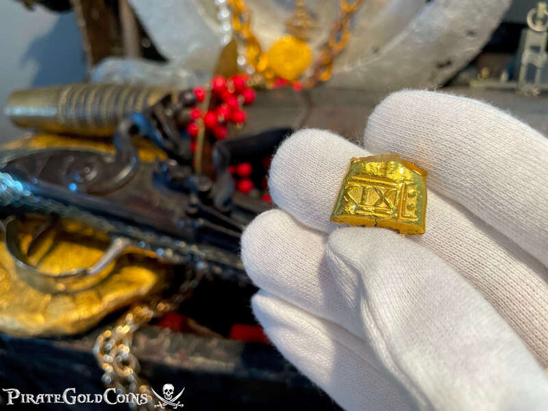 Golden Fleece 1550 Shipwreck Gold Bar Clip (14.24 grams) 14