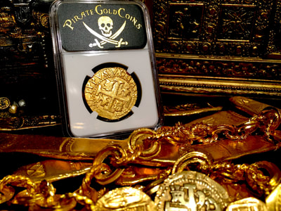 Peru 8 Escudos 1712 "1715 Plate Fleet- from Kip Wagner" NGC 64 11