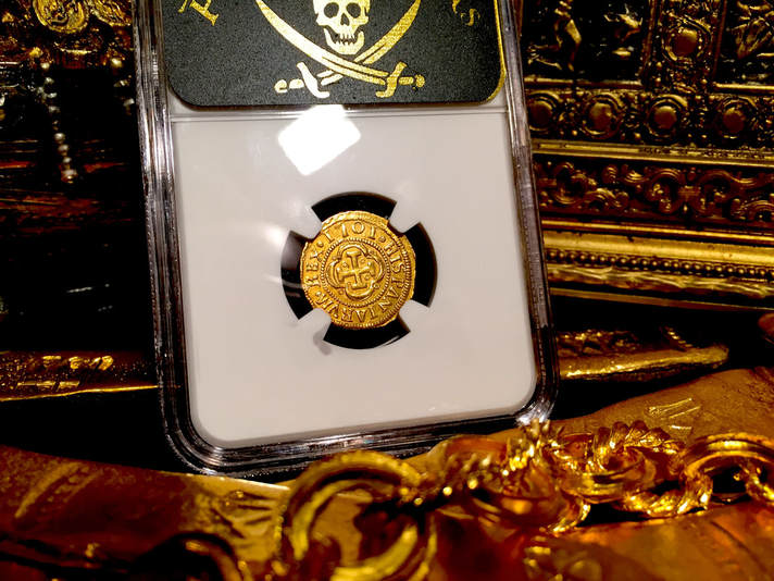 Spain  1 Escudos  1701  "Only 1 Known! - Philip V"  NGC 55