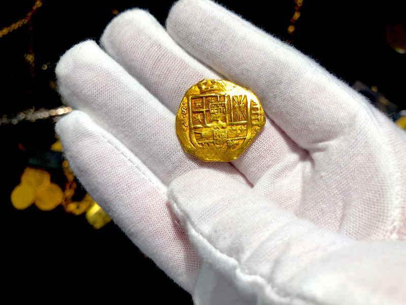 Spain 4 Escudos 1630-55 "Brute Style" RAW Pirate Gold Coins 2