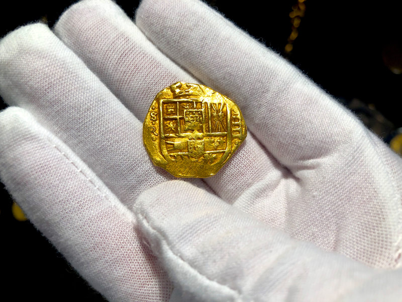 Spain 4 Escudos 1630-55 "Brute Style" RAW Pirate Gold Coins 4