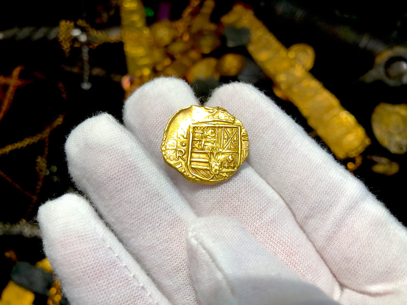 Colombia 2 Escudos 1660 "Full 4 Digit Date" RAW Pirate Gold Coins 6