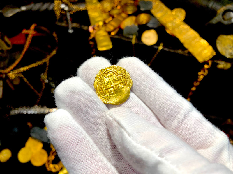 Colombia 2 Escudos 1660 "Full 4 Digit Date" RAW Pirate Gold Coins 7