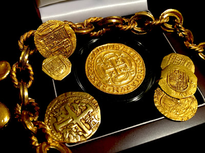 Mexico 1715 Fleet Royal Gold Electroplated Shipwreck Treasure Coin 6