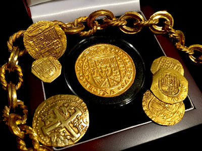 Mexico 1715 Fleet Royal Gold Electroplated Shipwreck Treasure Coin 15