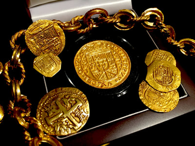 Mexico 1715 Fleet Royal Gold Electroplated Shipwreck Treasure Coin 7