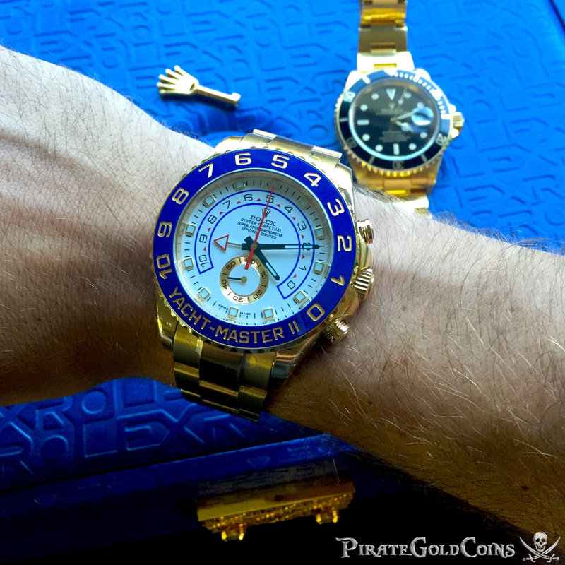 Rolex Yacht Master II Solid Gold 18