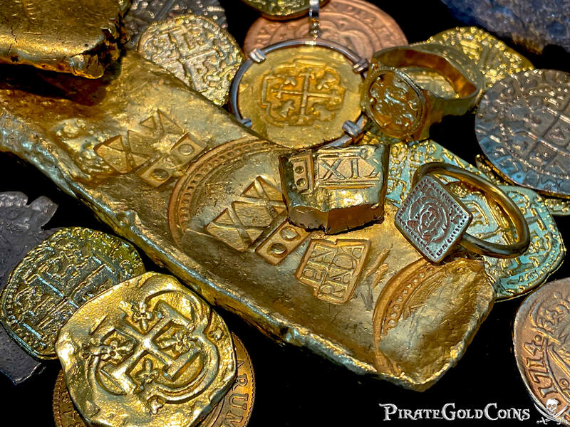 Golden Fleece 1550 Shipwreck Gold Bar Clip (14.24 grams) 10