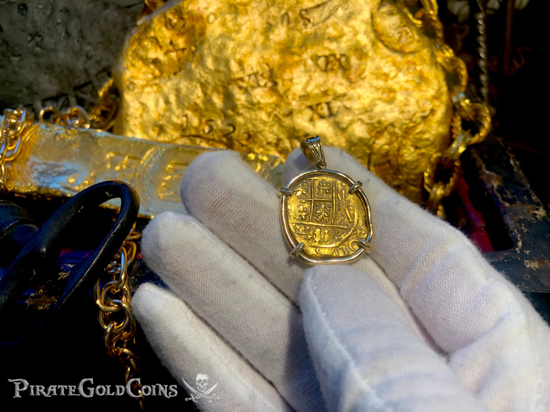 Colombia 2 Escudos 1701-15 Pendant Treasure Jewelry 6