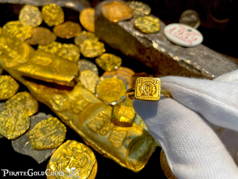 Byzantine Empire "Jesus Christ" 6-7th Century AD Gold Ring 15