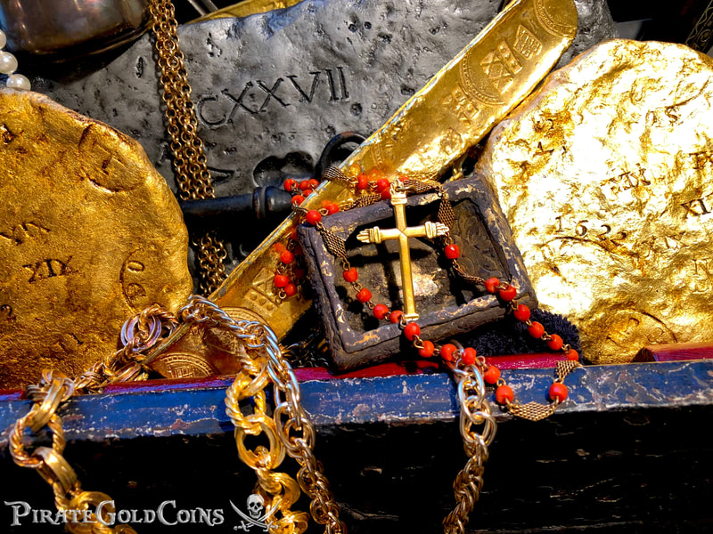 Gold and Coral Rosary from the 1715 Fleet Shipwreck 13