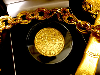 Reproduction Spain 2 Excellentes 1476 Pirate Gold Coins Treasure 6