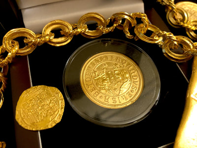 Reproduction Spain 2 Excellentes 1476 Pirate Gold Coins Treasure 4