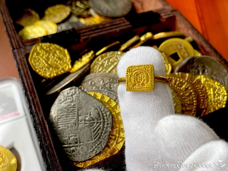 Byzantine Empire "Jesus Christ" 6-7th Century AD Gold Ring 26