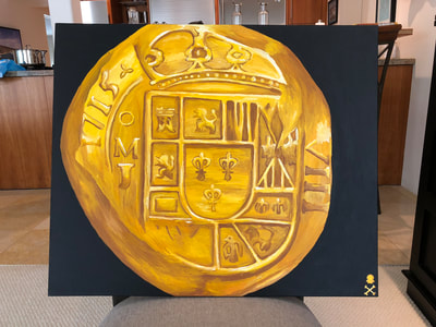 Treasure Paintings by JR Bissell: Mexico 1715 | JR Bissell 26