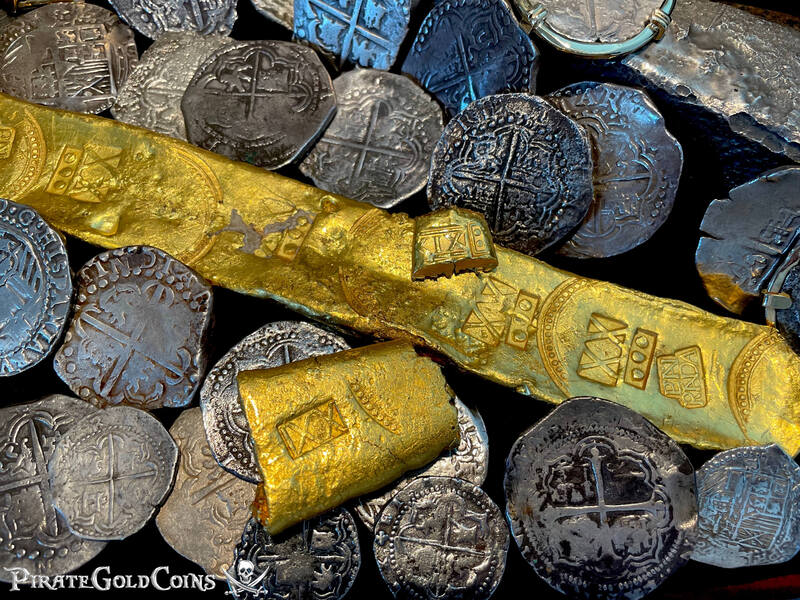 Golden Fleece 1550 Shipwreck Gold Bar Clip (14.24 grams) 18