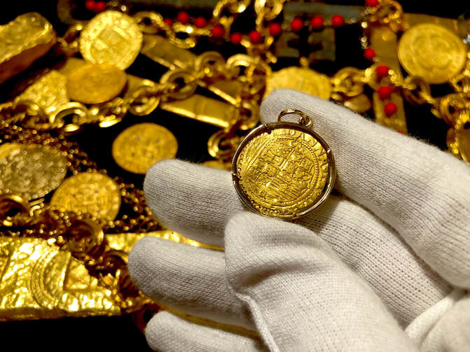 Spanish Gold Shipwreck Coin Jewelry 17