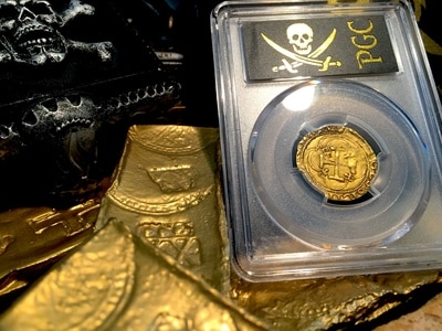 Spain  1 Escudo  1504-55  "Cross of Jerusalem"  PCGS Details  Gold Doubloon 6