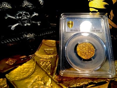 Spain 1 Escudo 1504-55  "King Charles V"  PCGS 55 3