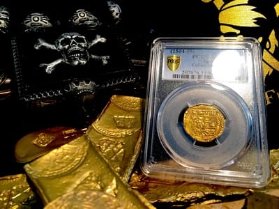 Spain 1 Escudo 1504-55  "King Charles V"  PCGS 55 4