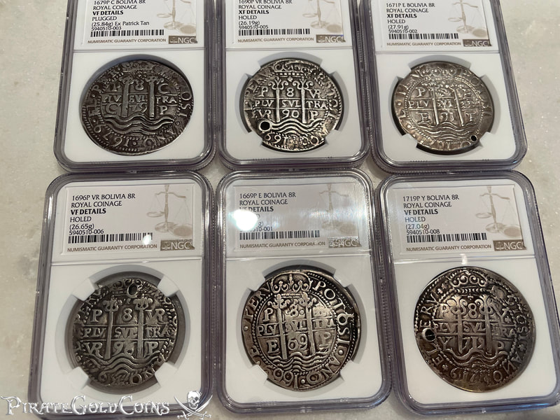 Bolivia 8 Reales 1690 "Royal Coinage" NGC XF 6