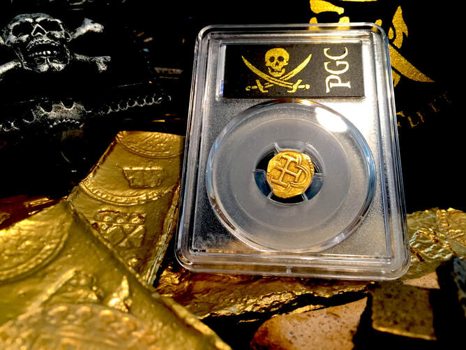 Spain 1 Escudo 1556-98 Shipwreck Coins 4