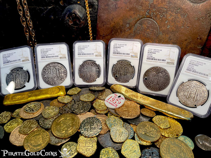 Bolivia 8 Reales 1669 "Royal - Triple Dated" NGC VF 6