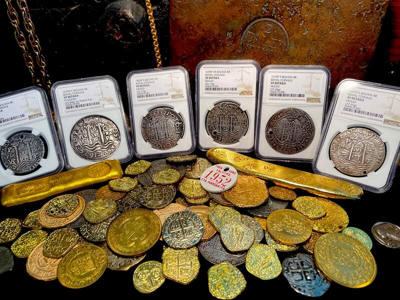 Bolivia 8 Reales 1671 "Royal Coinage" NGC XF Dets 4