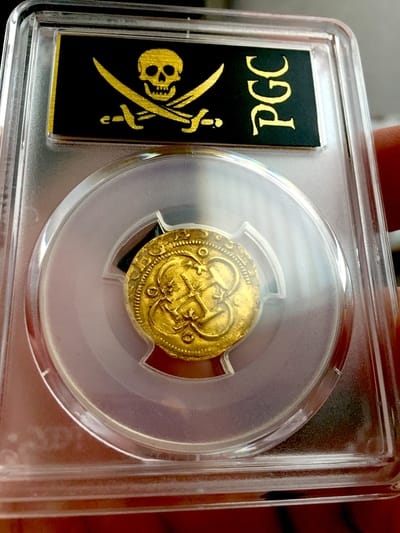 Spain 1 Escudo 1504-55  "King Charles V"  PCGS 55 10