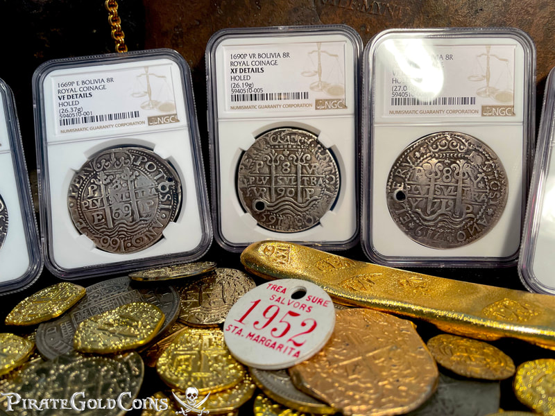 Bolivia 8 Reales 1669 "Royal - Triple Dated" NGC VF 7