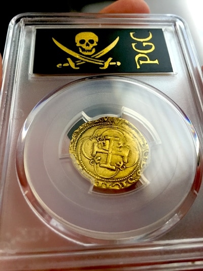 Spain  1 Escudo  1504-55  "Cross of Jerusalem"  PCGS Details  Gold Doubloon 8