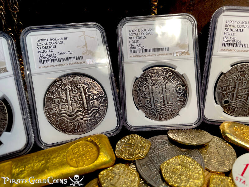 Bolivia 8 Reales 1669 "Royal - Triple Dated" NGC VF 12