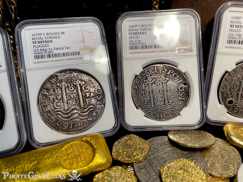 Bolivia 8 Reales 1669 "Royal - Triple Dated" NGC VF 13