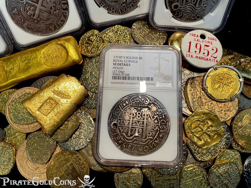 Bolivia 8 Reales 1719 "Royal Coinage" NGC VF