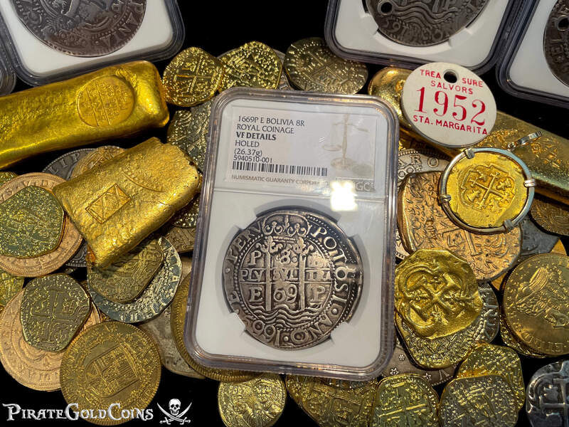 Bolivia 8 Reales 1669 "Royal - Triple Dated" NGC VF 8