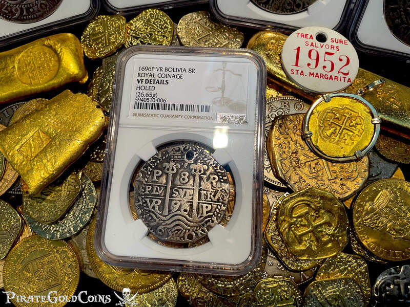 Bolivia 8 Reales 1696 "Royal Coinage ~ Finest & Only 1!" NGC VF