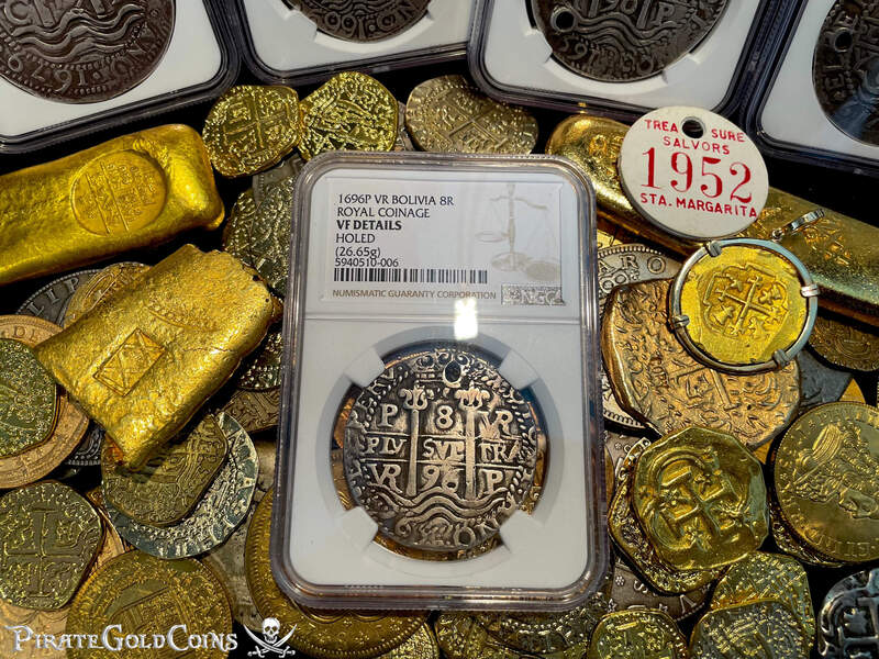 Bolivia 8 Reales 1696 "Royal Coinage ~ Finest & Only 1!" NGC VF 10