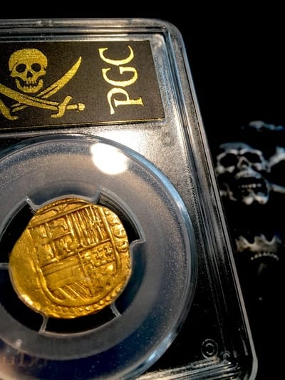 Spain  2 Escudos  "Fully Dated!" 1591/0  Philip II  PCGS 45 8