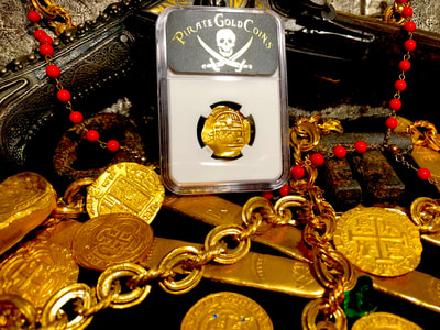 Spain 2 Escudos 1614 "Full 4 Digit Date" NGC 58 Pirate Gold Coins 13