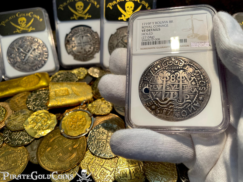 Bolivia 8 Reales 1719 "Royal Coinage" NGC VF 9