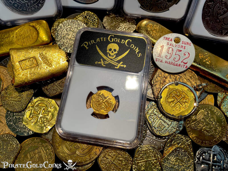 Colombia 2 Escudos 1700-13 "1715 Fleet Shipwreck" NGC UNC Dets 7