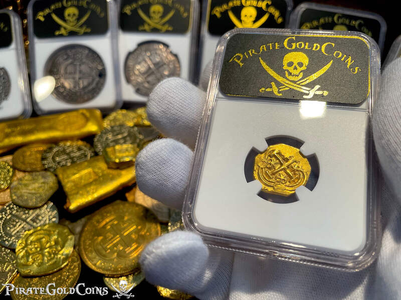 Colombia 2 Escudos 1700-13 "1715 Fleet Shipwreck" NGC UNC Dets 9