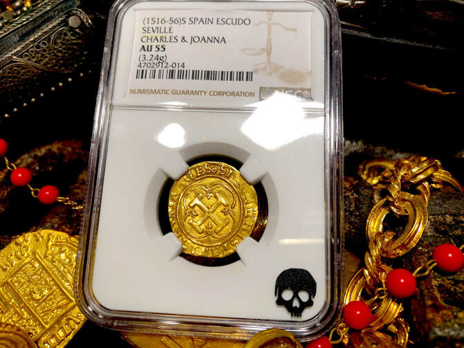 Spain 1 Escudo 1516-56's 32