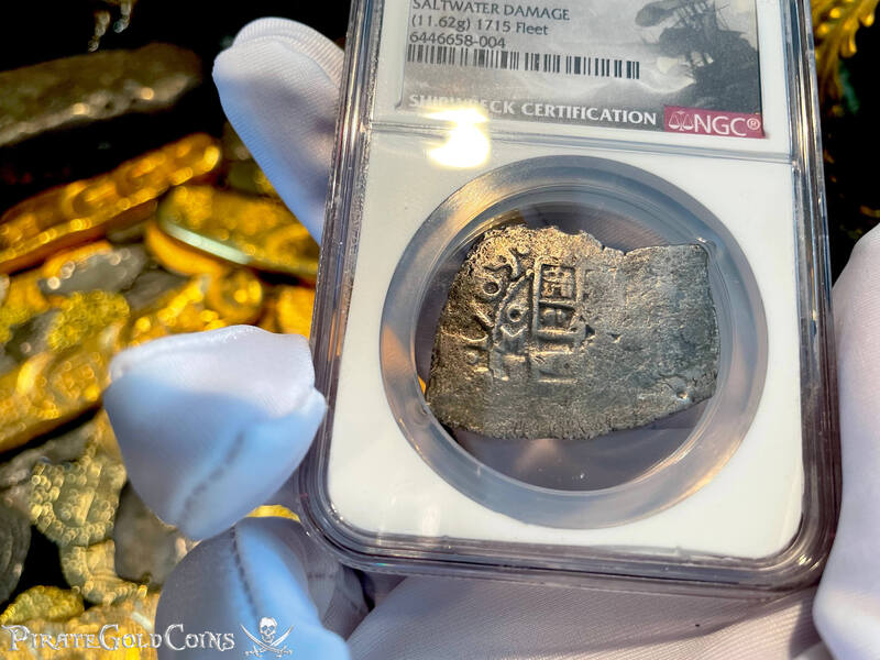 Mexico 4 Reales 1709 "Full Date- 1715 Fleet Shipwreck" NGC VF 4