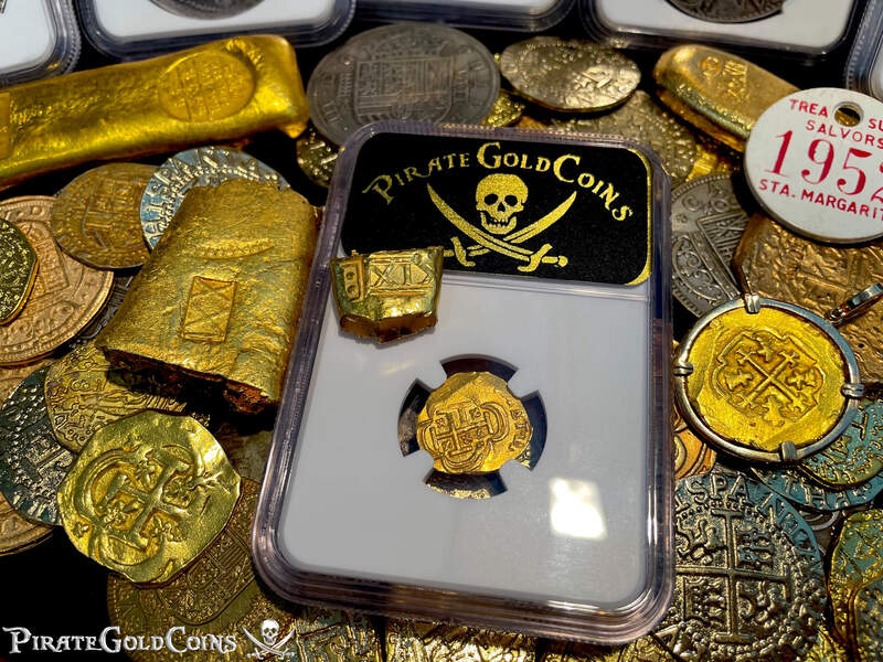 Mexico 1 Escudo 1714-15 "1715 Plate Fleet Shipwreck" NGC 64 9