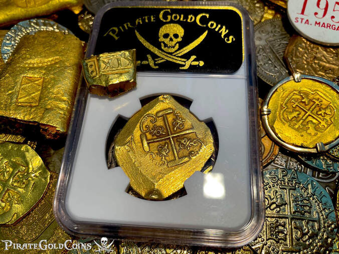 Mexico 8 Escudos 1711-12 "From 1715 Fleet Shipwreck" NGC 63