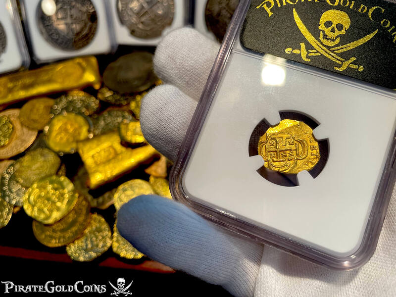 Mexico 1 Escudo 1714-15 "1715 Plate Fleet Shipwreck" NGC 64 4