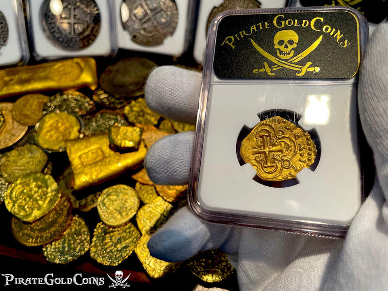 Colombia 2 Escudos 1713 "Finest Known - Dated!" 1715 Fleet Shipwreck  NGC 63 11