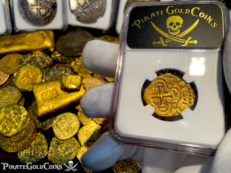 Colombia 2 Escudos 1712 "Fleet Shipwreck, 2nd Finest Known!" NGC 64 14