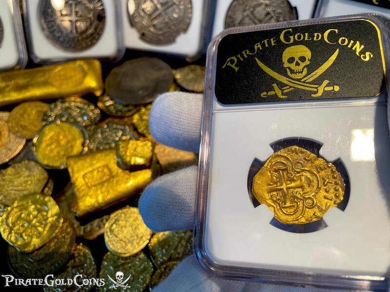 Colombia 2 Escudos 1712 "Fleet Shipwreck, 2nd Finest Known!" NGC 64 15